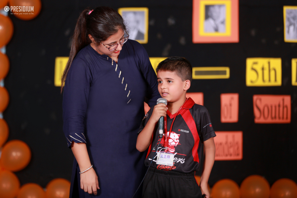 Presidium Vivek Vihar, PRESIDIANS HONOUR NELSON MANDELA WITH A SPECIAL ASSEMBLY