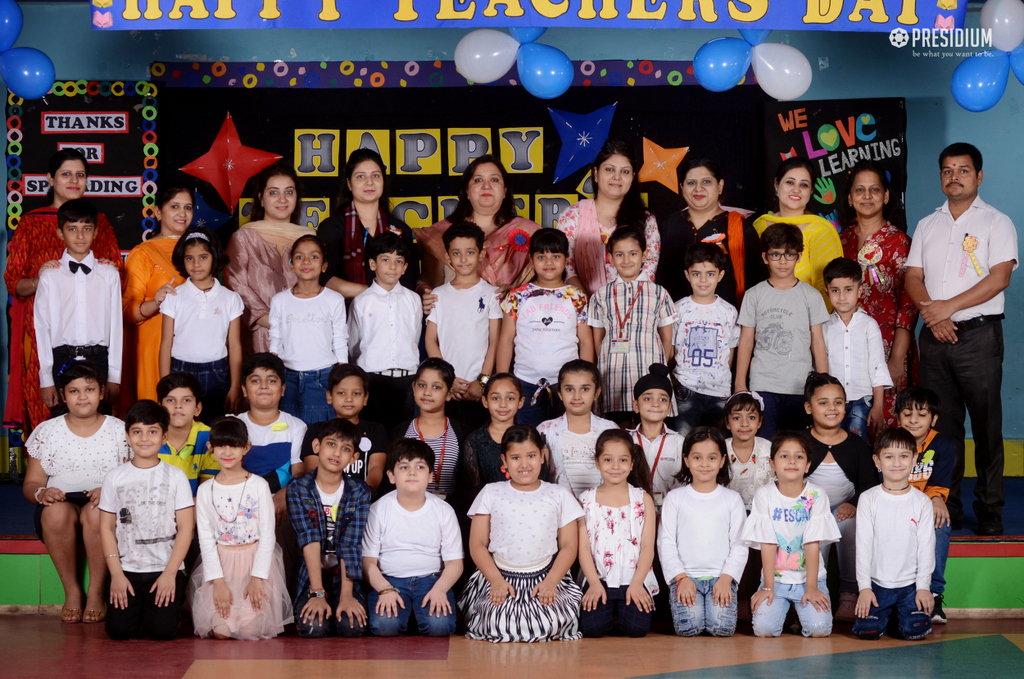 Presidium Vivek Vihar, STUDENTS SALUTE THEIR BELOVED TEACHERS ON TEACHER’S DAY