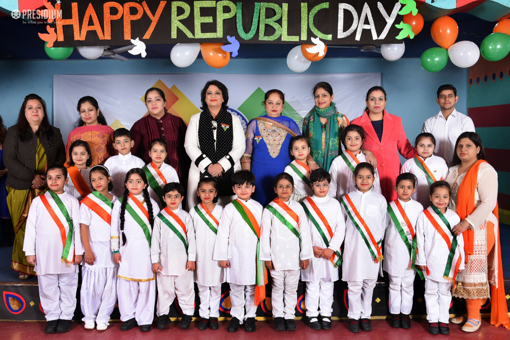 Presidium Vivek Vihar, SUDHA MA'AM JOINS LEADERS OF TOMORROW ON REPUBLIC DAY CELEBRATION