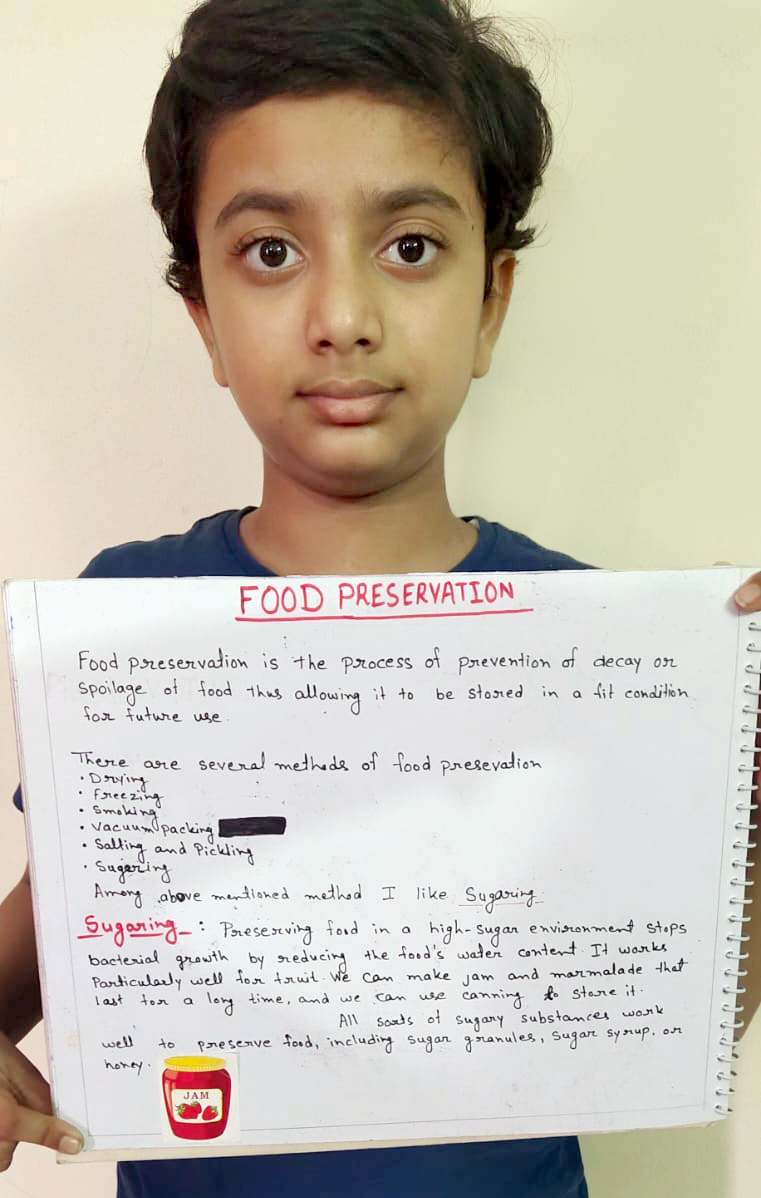 Presidium Dwarka-6, STUDENTS LEARN ABOUT THE DIFFERENT WAYS OF PRESERVING FOOD