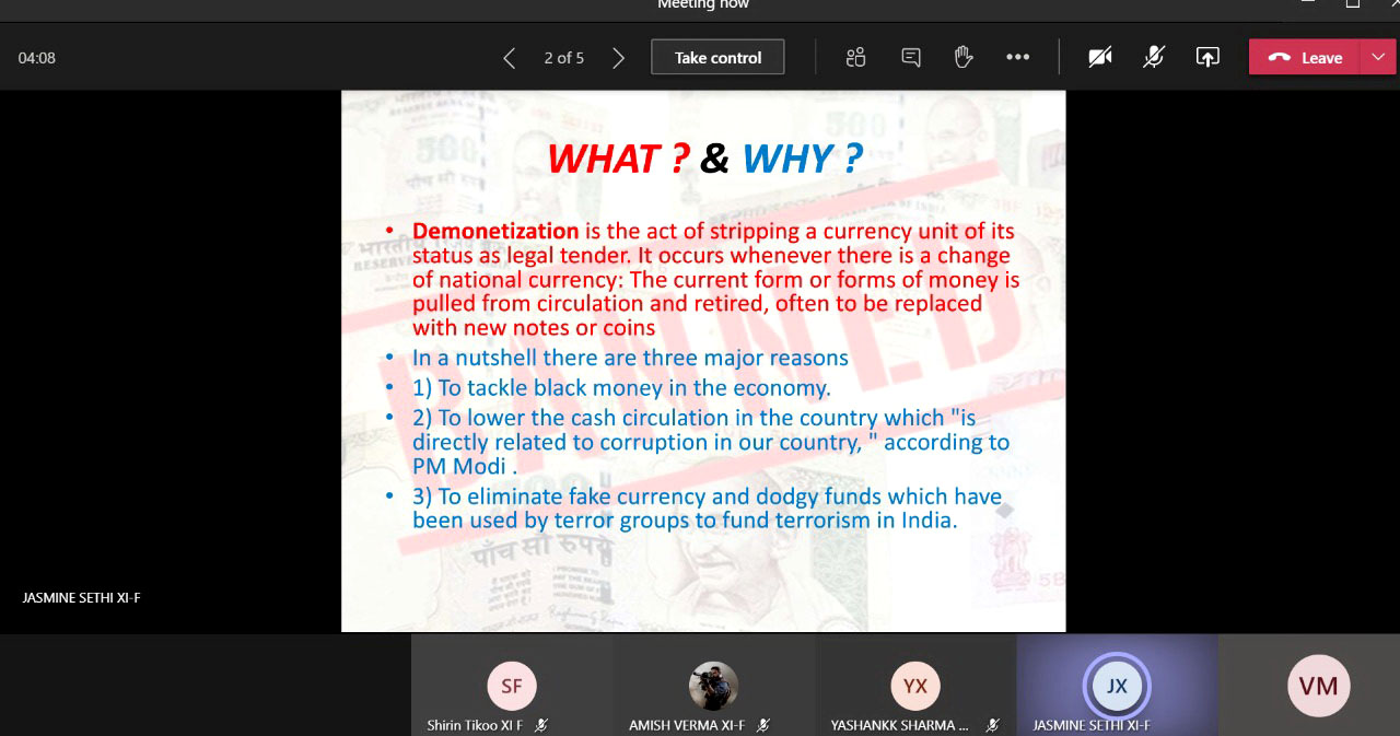 Presidium Indirapuram, PRESIDIANS ENHANCE THEIR ECONOMICS KNOWLEDGE!