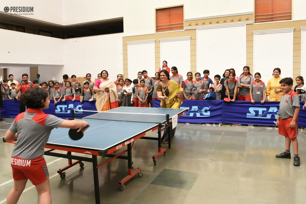 Presidium Gurgaon-57, OUR GIRL POWER STRIKES INTER-PRESIDIUM TABLE TENNIS TOURNAMENT