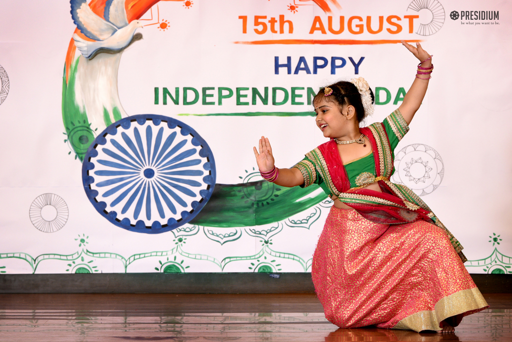 Presidium Gurgaon-57, MRS.SUDHA GUPTA CELEBRATES INDEPENDENCE DAY WITH PRESIDIANS