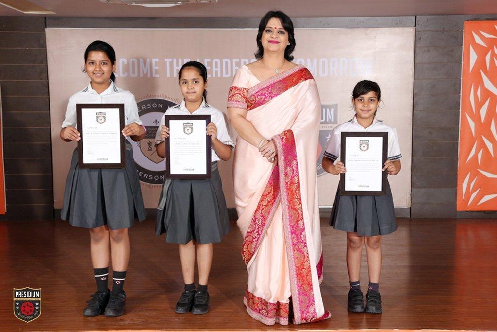 Presidium Gurgaon-57, PRESIDIUM’S YOUNG ACHIEVERS ACKNOWLEDGED AT CHAIRPERSON HONOURS -A GRAND CEREMONY