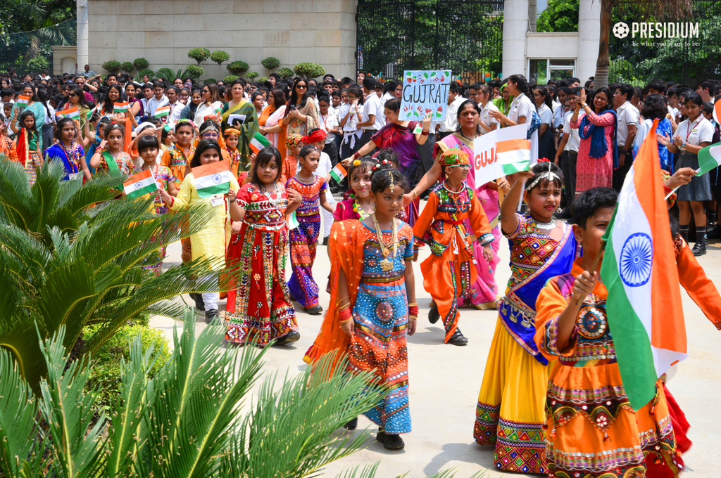 Presidium Indirapuram, MRS.SUDHA GUPTA GRACES THE GRAND INDEPENDENCE DAY CELEBRATION