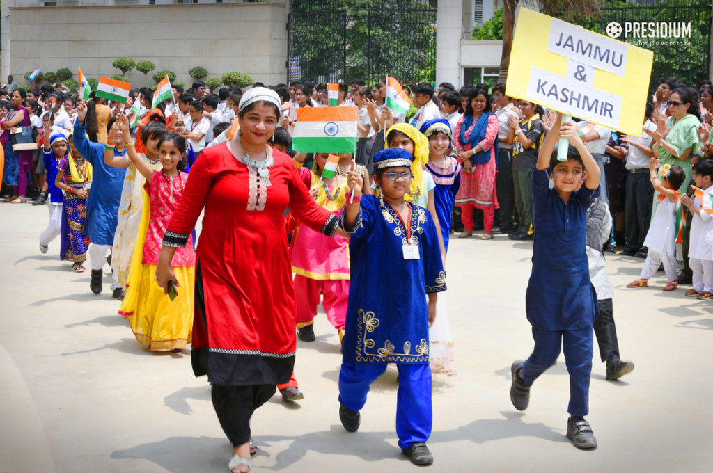 Presidium Indirapuram, MRS.SUDHA GUPTA GRACES THE GRAND INDEPENDENCE DAY CELEBRATION