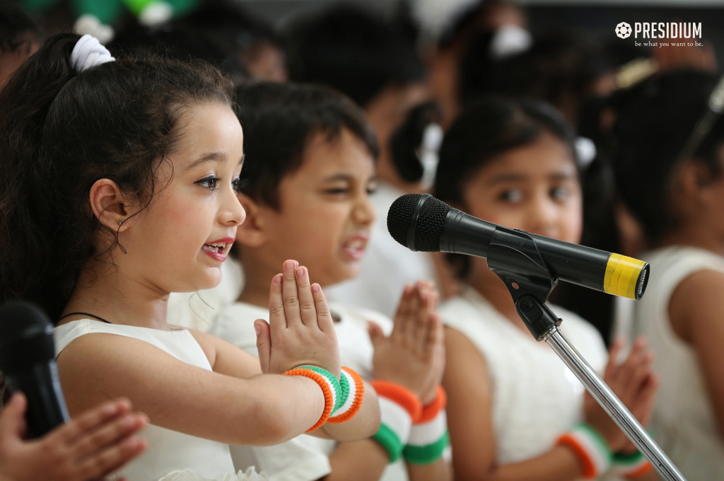 Presidium Indirapuram, MRS.SUDHA GUPTA GRACES THE GRAND INDEPENDENCE DAY CELEBRATION