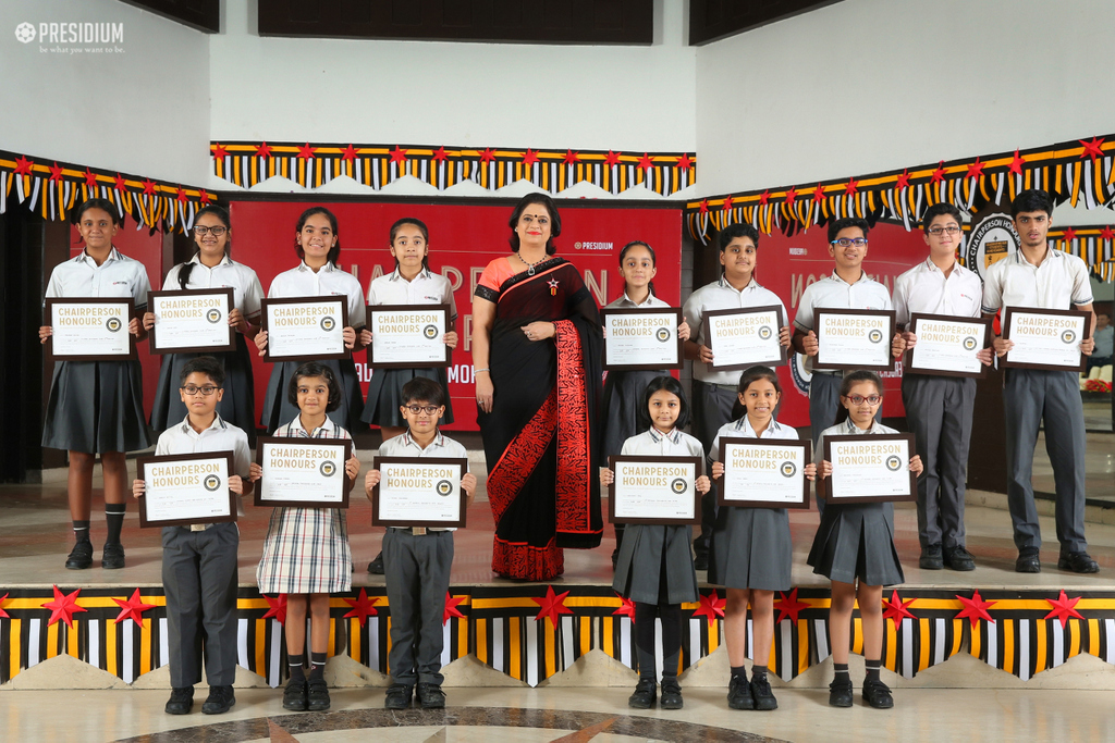 Presidium Indirapuram, PRESIDIUM HONORS YOUNG ACHIEVERS AT CHAIRPERSON HONORS CEREMONY