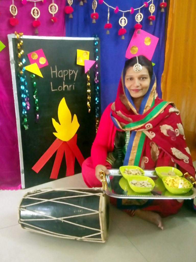 Presidium Indirapuram, LOHRI: STUDENTS IMMERSE IN THE RICH CULTURAL FOLKLORE OF PUNJAB