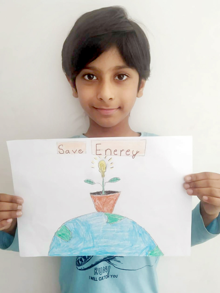 Presidium Indirapuram, STUDENTS MARK NATIONAL ENERGY CONSERVATION DAY WITH POSTER MAKING