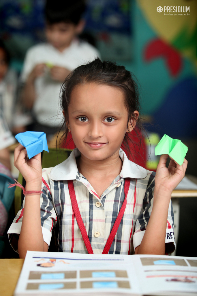 Presidium Pitampura, TIPPI TIPPI TAP: PRESIDIANS INDULGE IN COLOURFUL ORIGAMI ACTIVITY