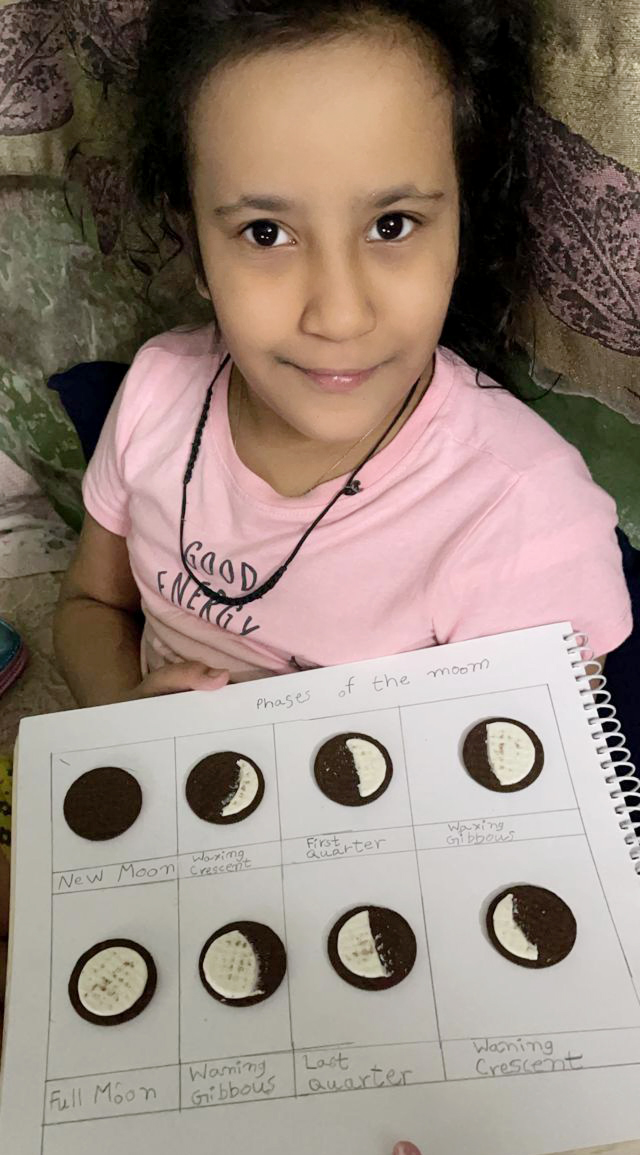 Presidium Dwarka-6, STUDENTS LEARN THE CAUSE OF DIFFERENT PHASES OF MOON Presidium Dwarka-6, STUDENTS LEARN THE CAUSE OF DIFFERENT PHASES OF MOON