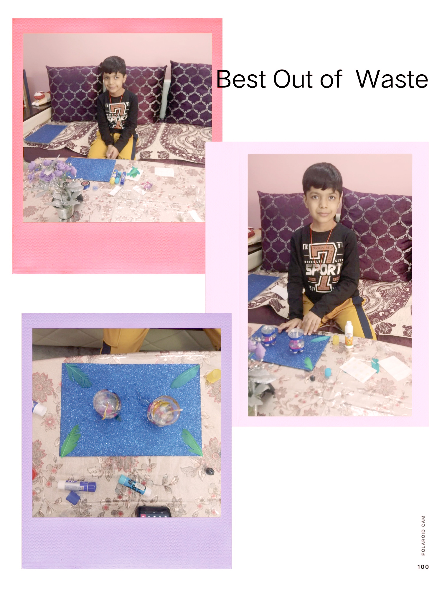 Presidium Pitampura, STUDENTS LEARN TO REUSE WITH THE BEST OUT OF WASTE ACTIVITY