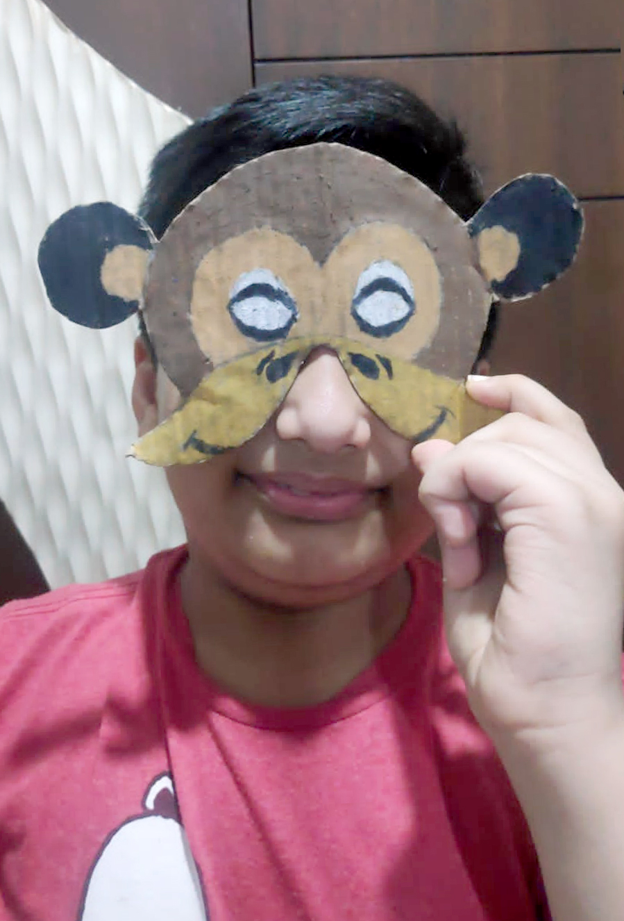 Presidium Pitampura, STUDENTS MARK WORLD ANIMAL DAY WITH MASK MAKING ACTIVITY