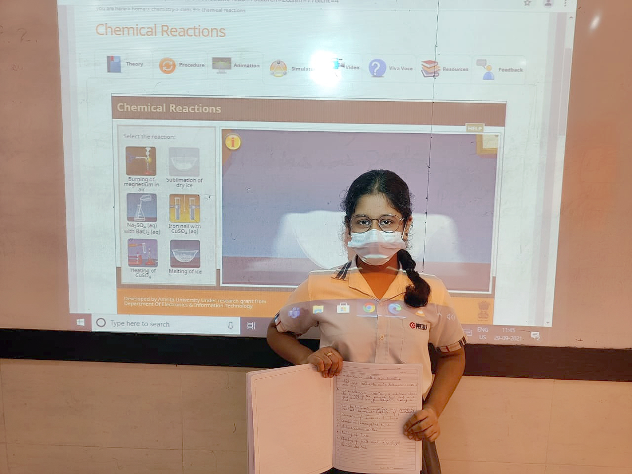 Presidium Rajnagar, PRESIDIANS STUDY ABOUT THE PHYSICAL & CHEMICAL CHANGE