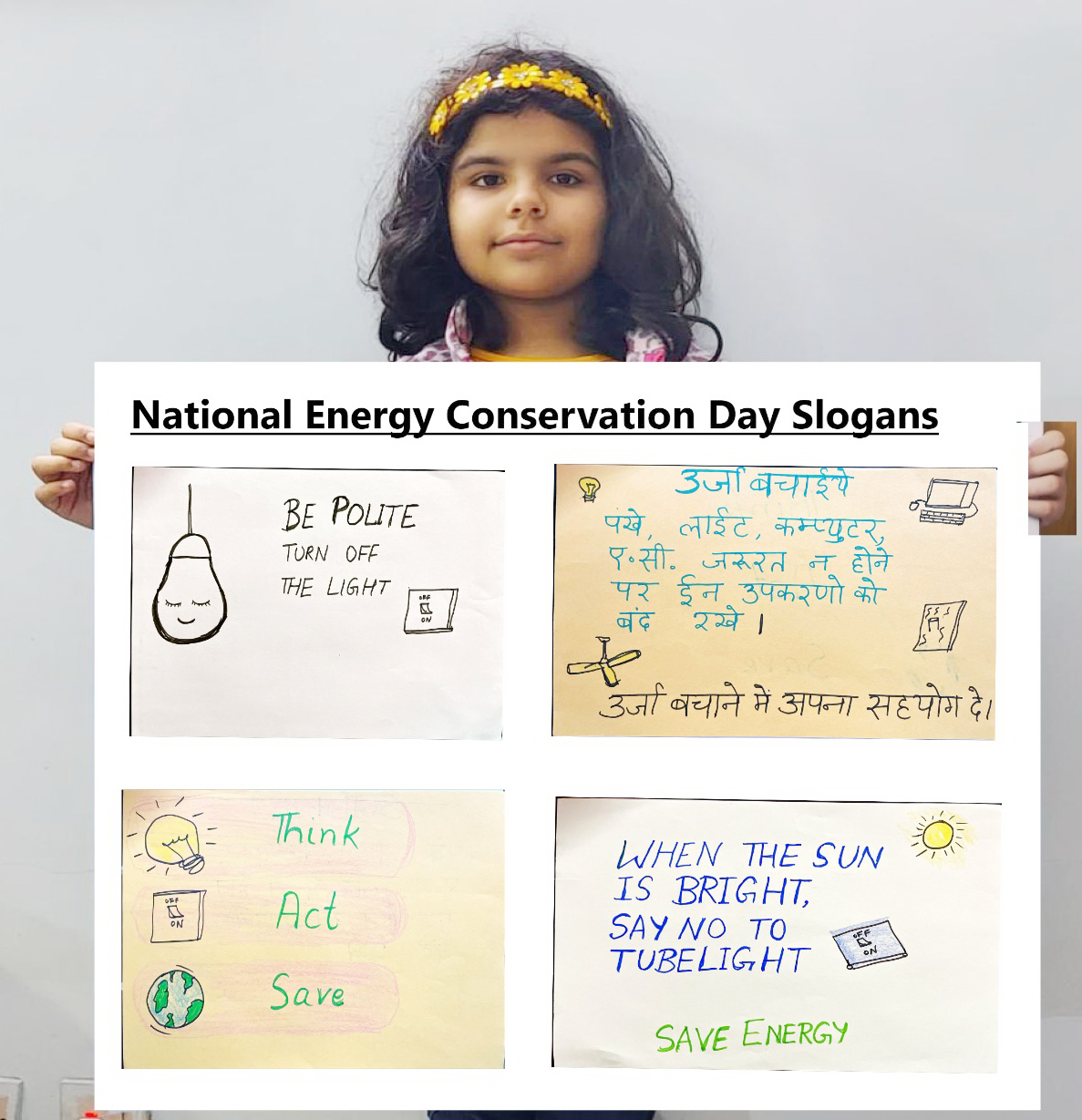 Presidium Dwarka-6, STUDENTS MARK NATIONAL ENERGY CONSERVATION DAY WITH FERVOUR