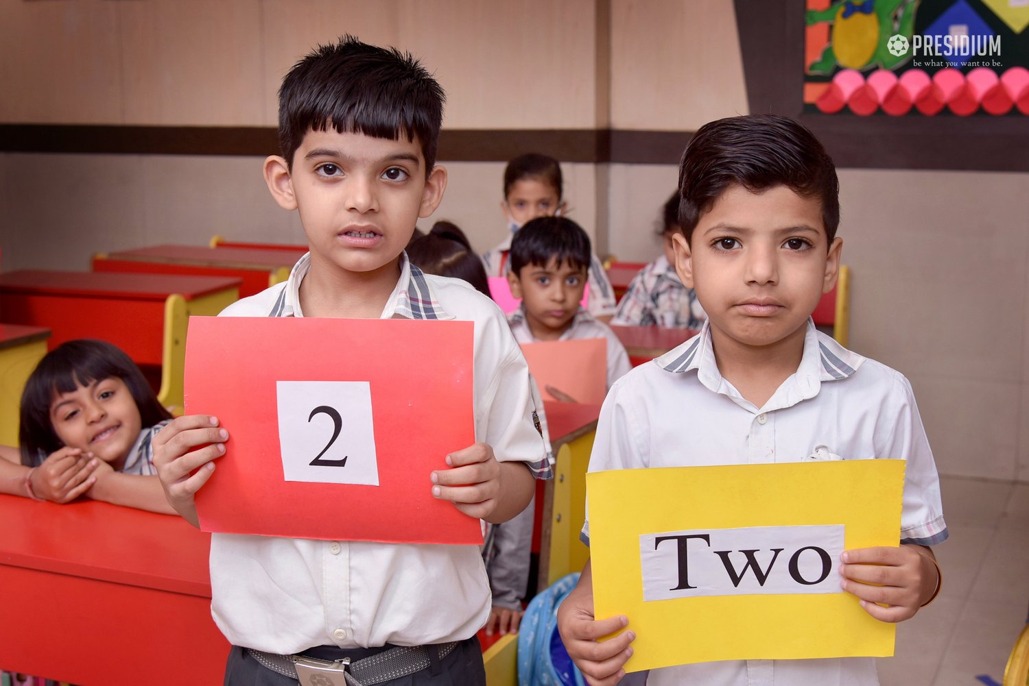 Presidium Gurgaon-57, YOUNG MINDS UNDERSTAND THE CONCEPT OF NUMBER NAMES