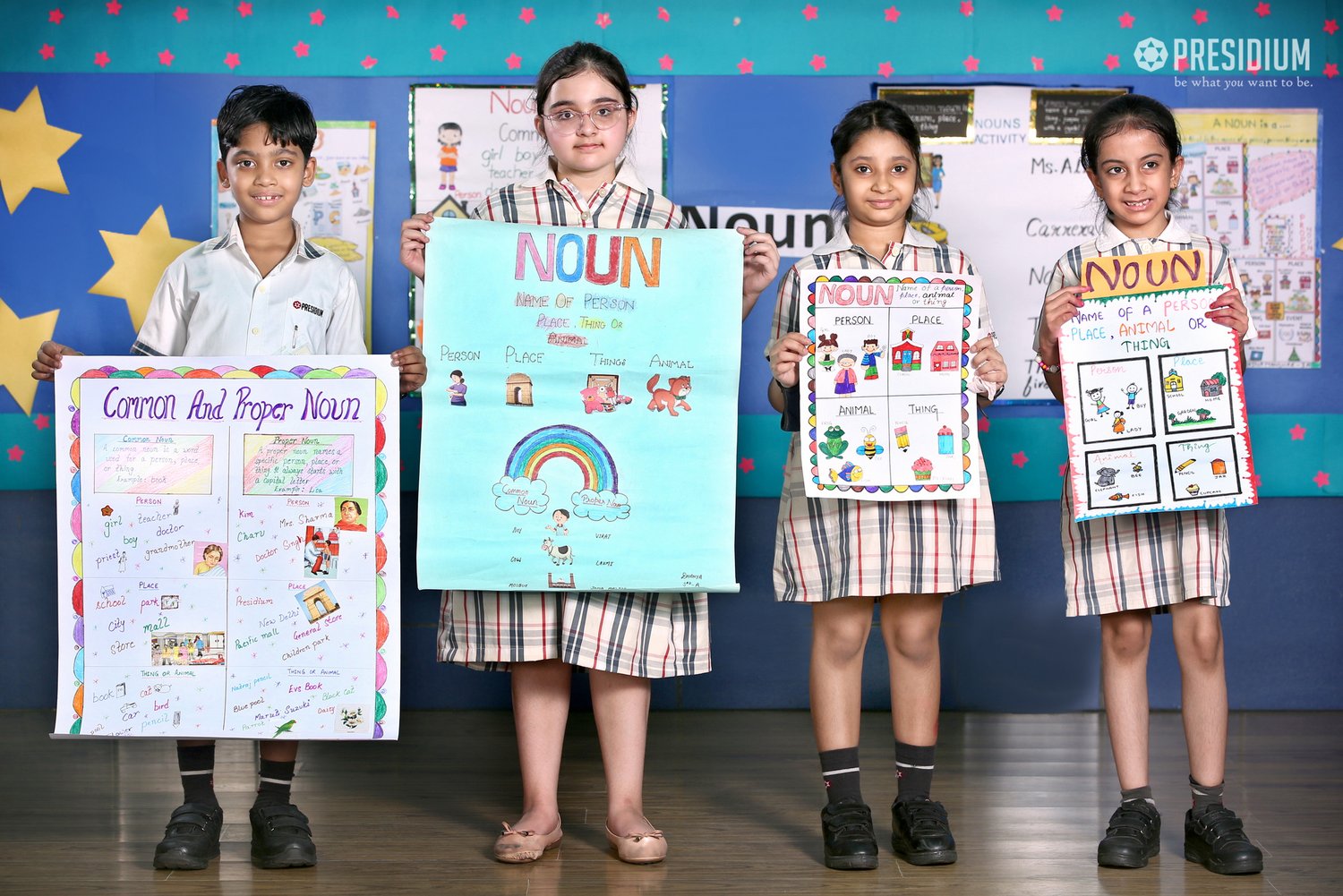 Presidium Punjabi Bagh, STUDENTS RECAPITULATE THE TOPIC OF NOUN & ITS TYPES