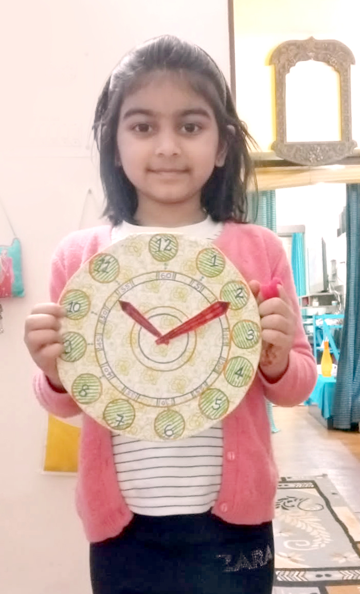 Presidium Punjabi Bagh, STUDENTS LEARN ABOUT THE UNITS OF TIME WITH FUN ACTIVITY 