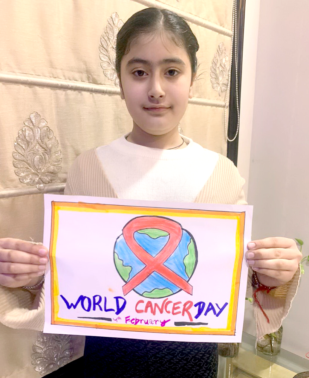 Presidium Punjabi Bagh, WORLD CANCER DAY: STUDENTS DRAW ATTENTION TO A HEALTHY LIVING