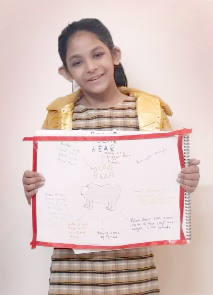 Presidium Pitampura, STUDENTS LEARN ABOUT POLAR BEAR & THEIR HABITATS 