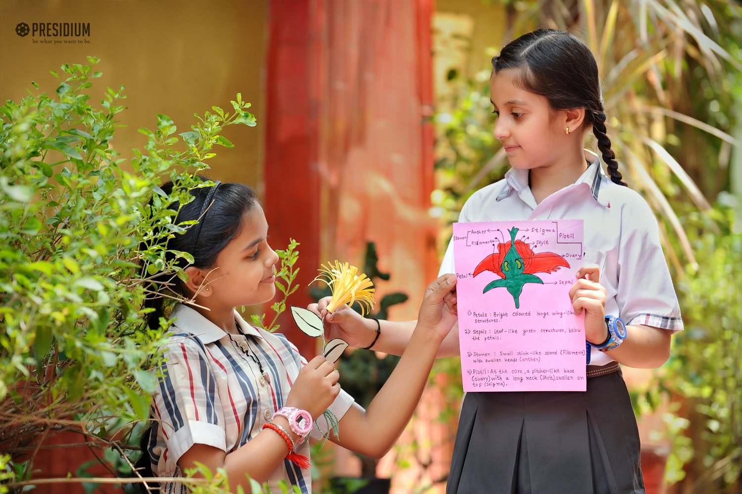 Presidium Pitampura, STUDENTS EXPAND THEIR KNOWLEDGE ABOUT PARTS OF PLANTS