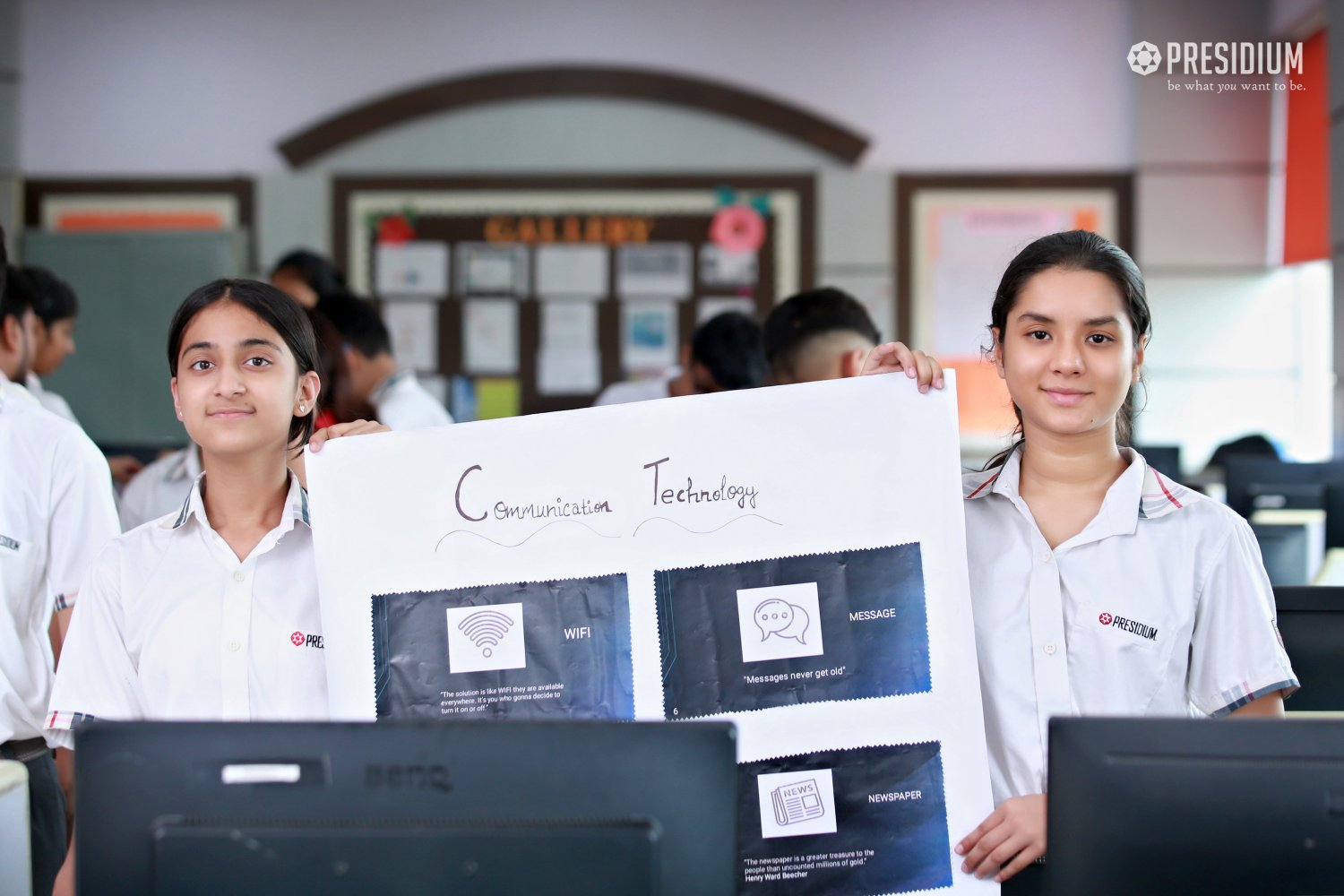 Presidium Rajnagar, STUDENTS ENHANCE THEIR UNDERSTANDING OF COMMUNICATION TECHNOLOGY