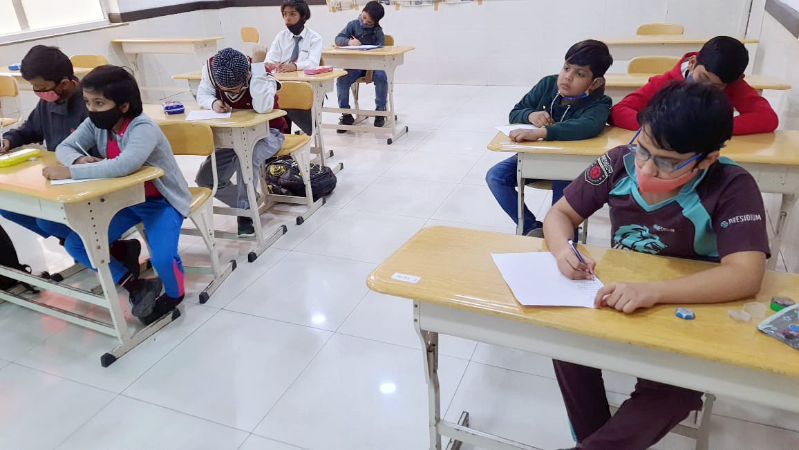 Presidium Rajnagar, STUDENTS EXPAND THEIR VOCABULARY WITH SPELLATHON COMPETITION