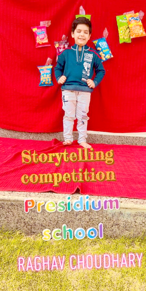 Presidium Vivek Vihar, STUDENTS ENHANCE THEIR SPEAKING SKILLS WITH STORY TELLING Presidium Vivek Vihar, STUDENTS ENHANCE THEIR SPEAKING SKILLS WITH STORY TELLING