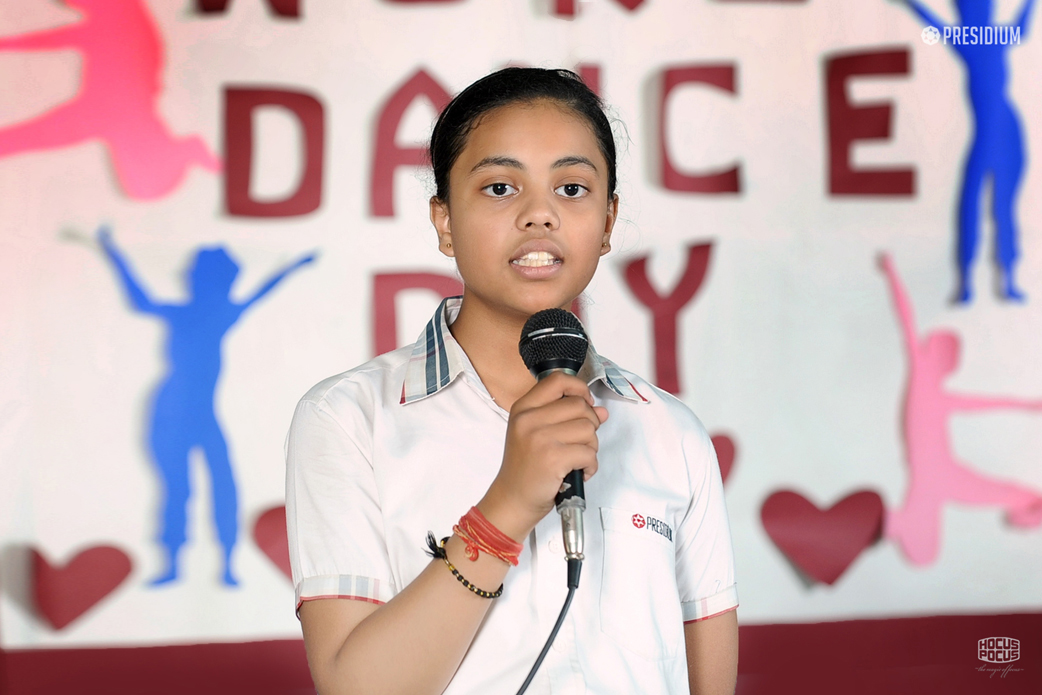 Presidium Vivek Vihar, CELEBRATING WORLD DANCE DAY WITH AN ARRAY OF PERFORMANCES