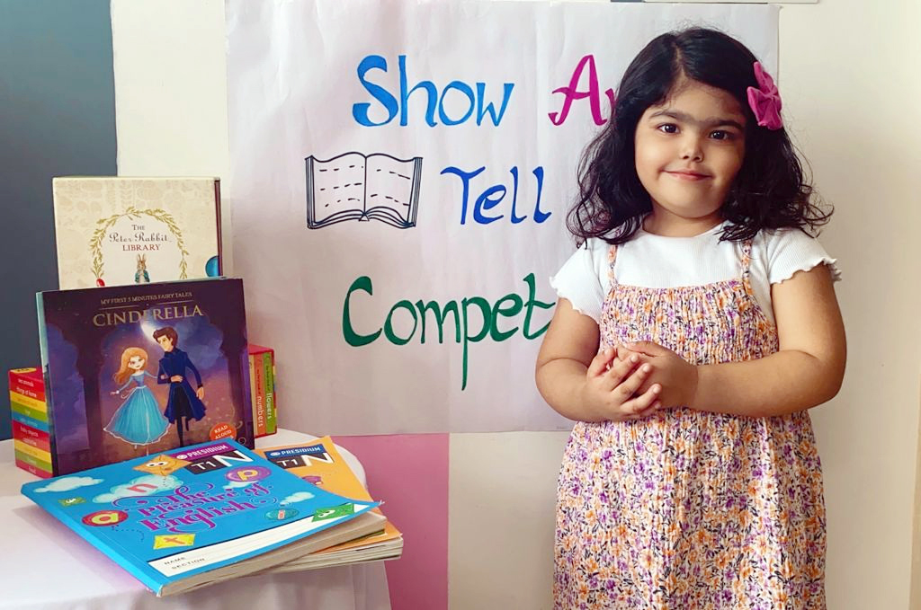 Presidium Indirapuram, STUDENTS DISCOVER THE POWER OF WORDS WITH SHOW & TELL ACTIVITY