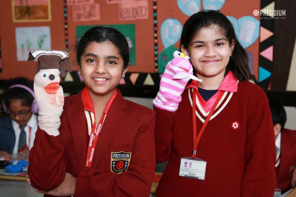 Presidium Indirapuram, OUR BUDDING ARTISTS MAKE THE MOST OF PUPPET MAKING COMPETITION