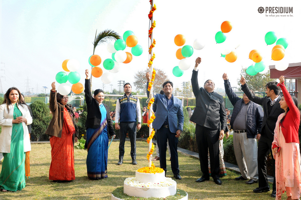 Presidium Rajnagar, PRESIDIANS CELEBRATE THE INDIAN CONSTITUTION ON 70TH REPUBLIC DAY