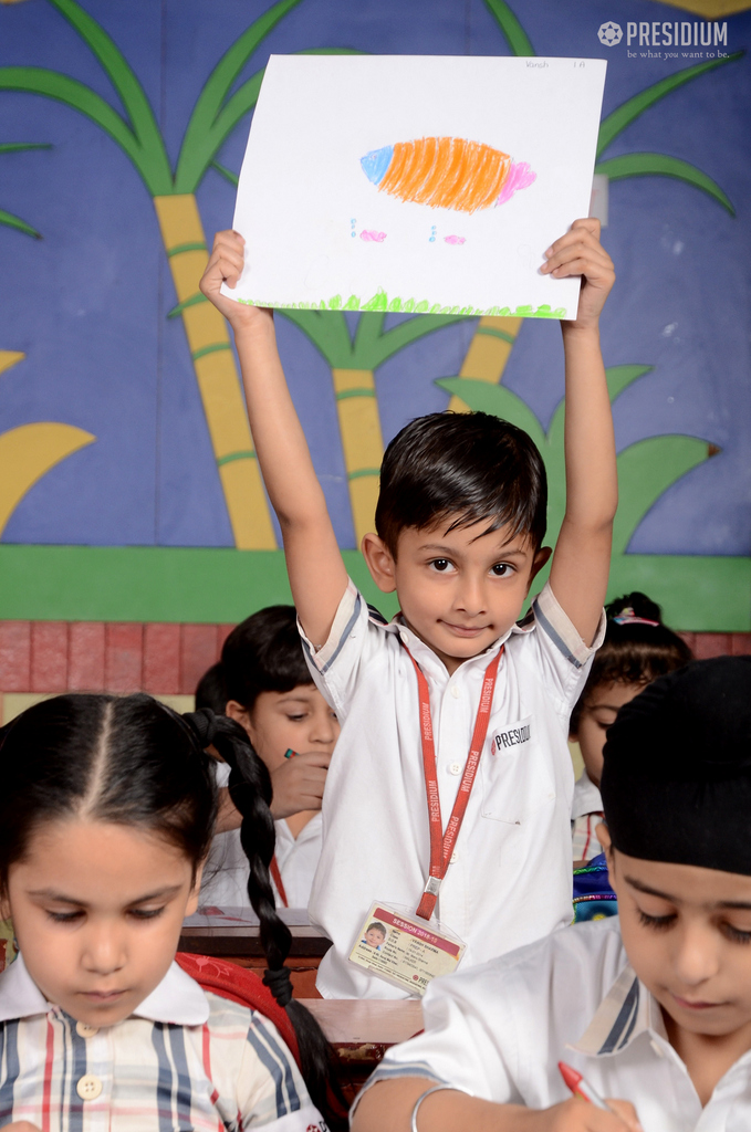 Presidium Vivek Vihar, PAINTING DREAMS ON A CANVAS AT DRAWING & COLOURING COMPETITION