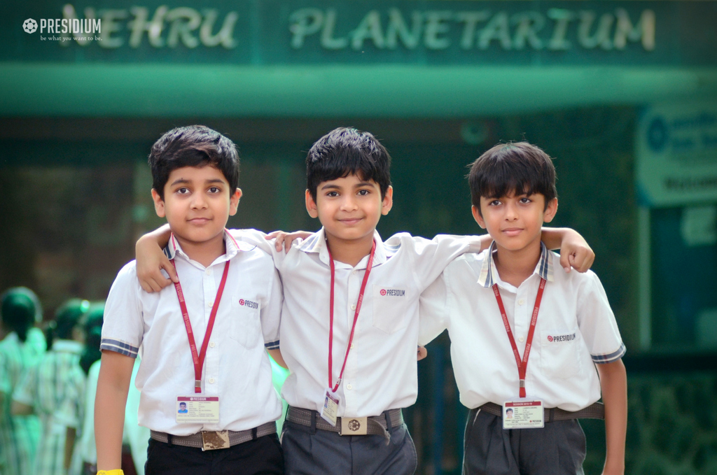 Presidium Vivek Vihar, VISIT TO NEHRU PLANETARIUM EXPOSES PRESIDIANS TO ASTRONOMY