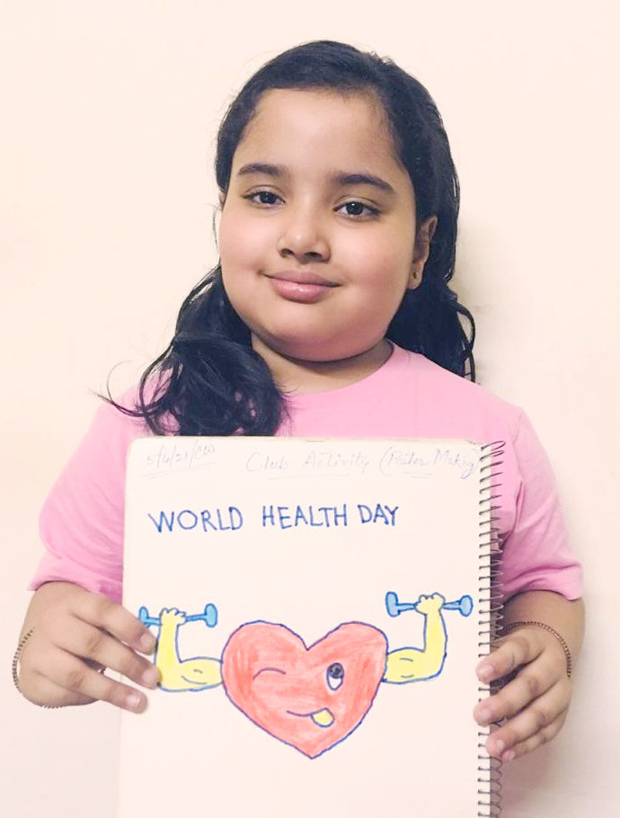 Presidium Rajnagar, STUDENTS MARK WORLD HEALTH DAY WITH AN INTERACTIVE ONLINE SESSION