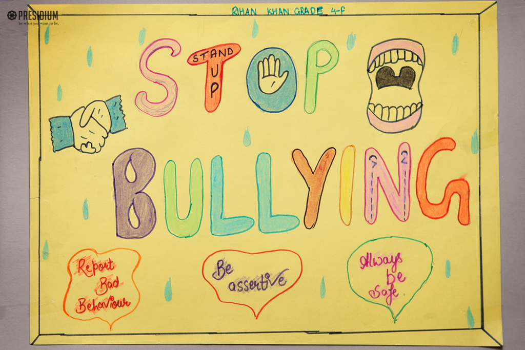 Presidium Gurgaon-57, PRESIDIUM STANDS FOR BULLY PROOF CLASSROOMS ON ANTI-BULLYING DAY Presidium Gurgaon-57, PRESIDIUM STANDS FOR BULLY PROOF CLASSROOMS ON ANTI-BULLYING DAY