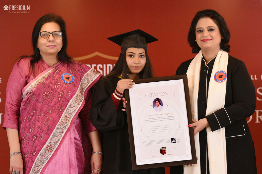 Presidium Gurgaon-57, CITATION CEREMONY: WISHING THE STUDENTS A BRIGHTER FUTURE AHEAD