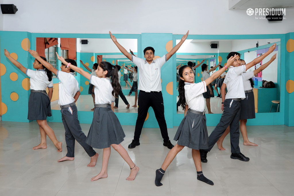 Presidium Gurgaon-57, STUDENTS MASTER ART OF DANCE & MUSIC WITH MASTERS IN THE FIELD