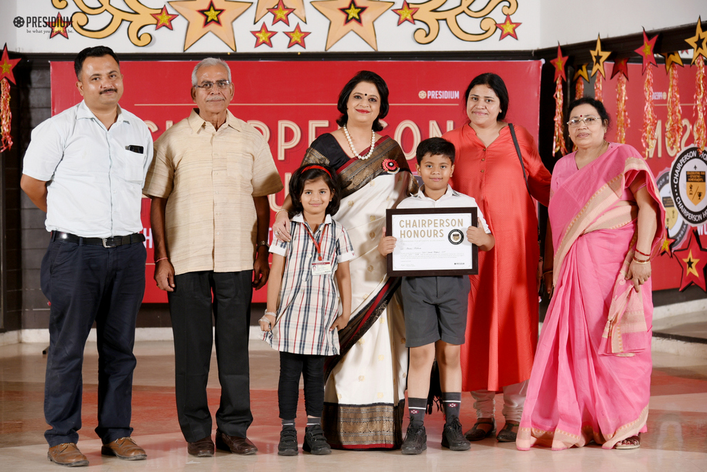 Presidium Indirapuram, OUR YOUNG ACHIEVERS ACKNOWLEDGED BY CHAIRPERSON OF PRESIDIUM