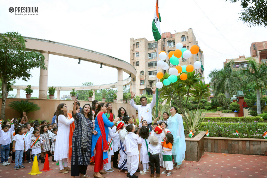 Presidium Dwarka-6, PRESIDIANS FOSTER THE FEELING OF NATIONALISM ON INDEPENDENCE DAY