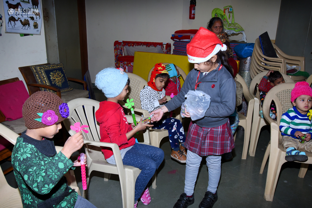 Presidium Dwarka-6, PRESIDIANS CELEBRATE CHRISTMAS WITH INMATES OF ORPHANAGE