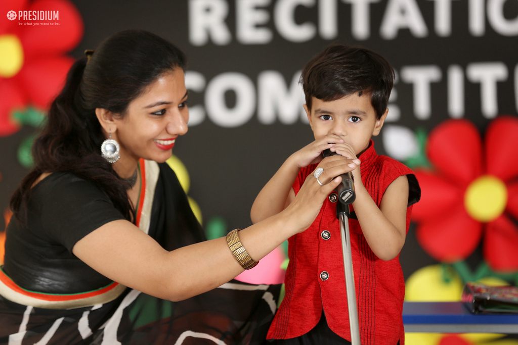 Presidium Indirapuram, ENHANCING LINGUISTIC SKILLS WITH RHYME RECITATION COMPETITION