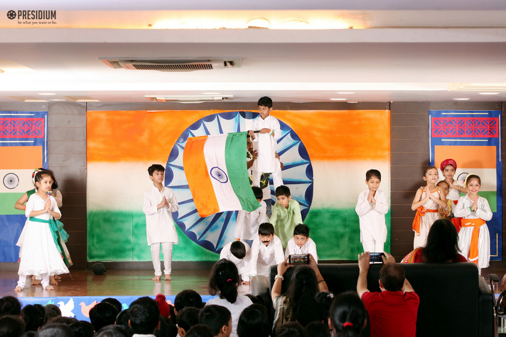 Presidium Gurgaon-57, PRESIDIANS COMMEMORATE INDIA'S FREEDOM ON 72ND INDEPENDENCE DAY