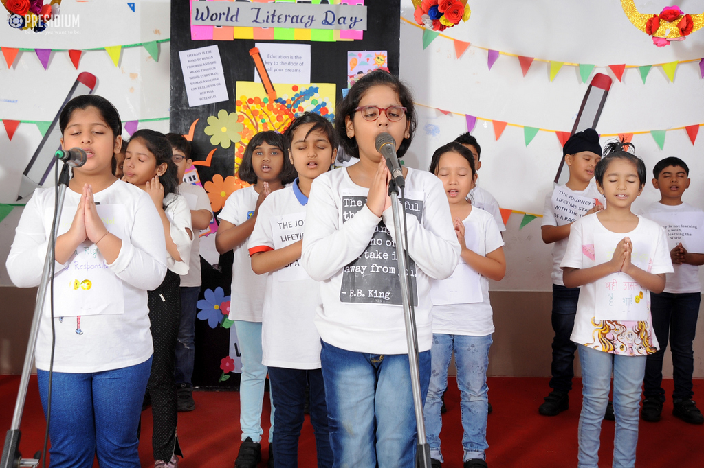 Presidium Gurgaon-57, PRESIDIANS TALK ABOUT ‘LITERACY & MULTILINGUALISM’ ON LITERACY DAY