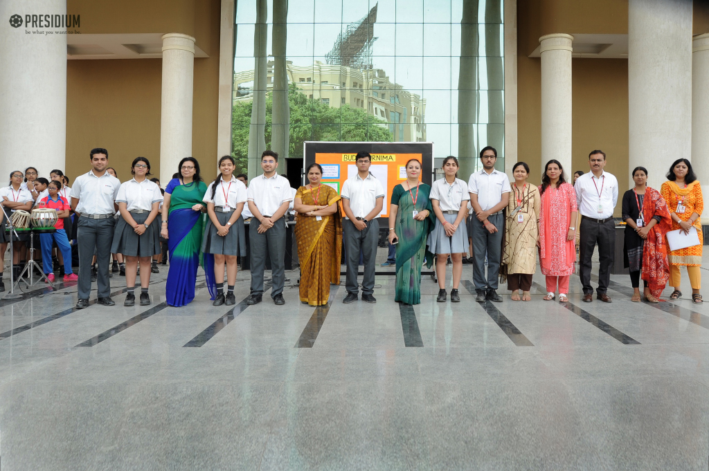 Presidium Gurgaon-57, PRESIDIANS LEARN ABOUT EIGHT FOLD PATH OF LIFE ON BUDDHA PURNIMA