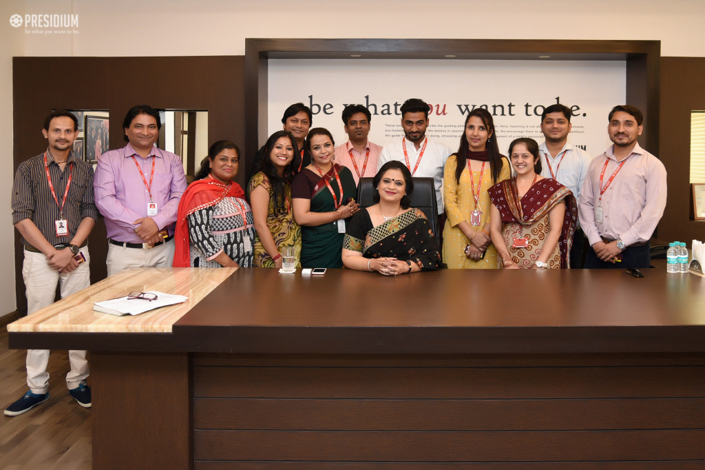 Presidium Gurgaon-57, STUDENTS & STAFF SHARE THEIR YEAR-ROUND LAURELS WITH SUDHA MA'AM