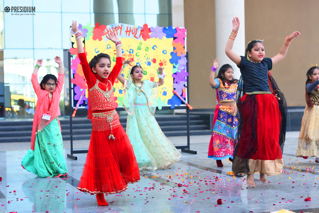 Presidium Gurgaon-57, YOUNG PRESIDIANS WELCOME THE FESTIVAL OF COLOURS IN GREAT SPIRITS