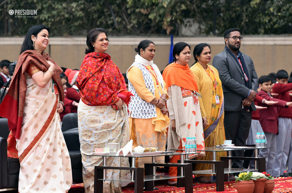 Presidium Gurgaon-57, SUDHA MAM CELEBRATES 69TH REPUBLIC DAY WITH PATRIOTIC PRESIDIANS