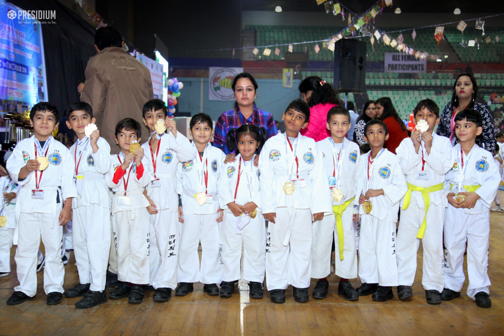 Presidium Gurgaon-57, VICTORY OF 20 MEDALS FROM 30TH DELHI STATE TAEKWONDO CHAMPIONSHIP